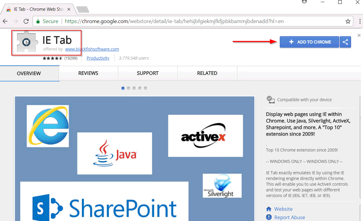 how to get activex on chrome