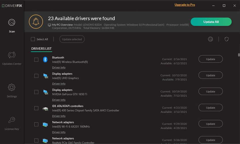 Plantronics Driver Update Utility Results