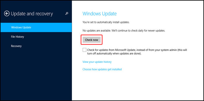 Download and Install Windows 8 Drivers with Windows Update